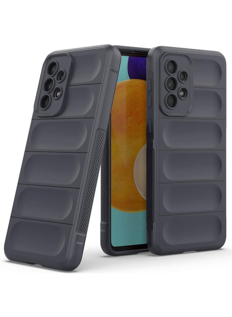 Premium Protection Back Silicone Case Compatible with Samsung Galaxy A23 Magic Shield Shockproof Case with Camera Protection (Dark Grey) - Image 1