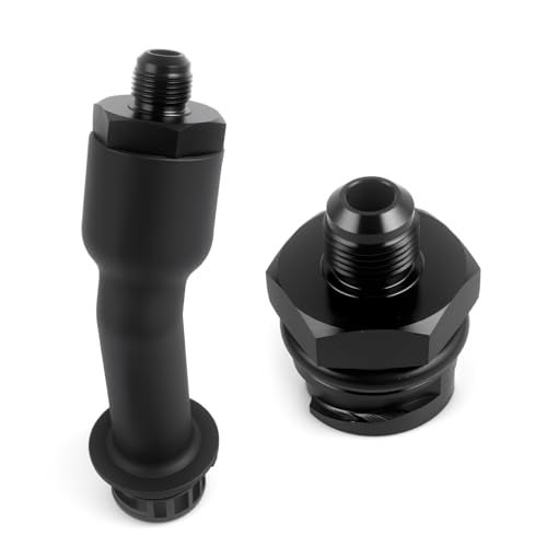 CNRAQR LS Valve Cover Oil Cap 8AN Male Fitting for LSX LS1 LS2 LS3 LS6 LS7 - Image 3