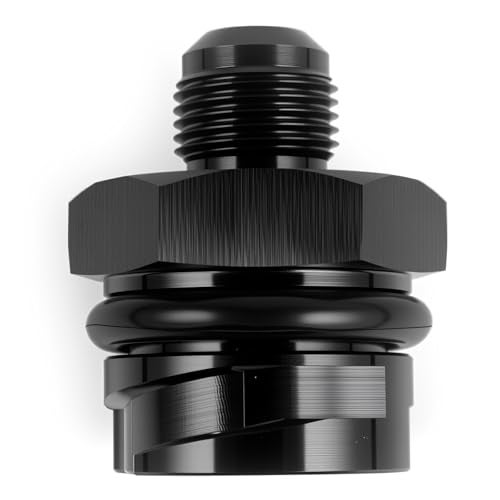 CNRAQR LS Valve Cover Oil Cap 8AN Male Fitting for LSX LS1 LS2 LS3 LS6 LS7 - Image 1