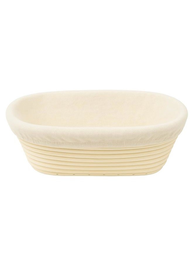 Saint Germain Bakery (10 x 6 x 4 inch) Premium Oval Banneton Basket with Liner - Perfect Brotform Proofing Basket for Making Beautiful Bread - Image 3