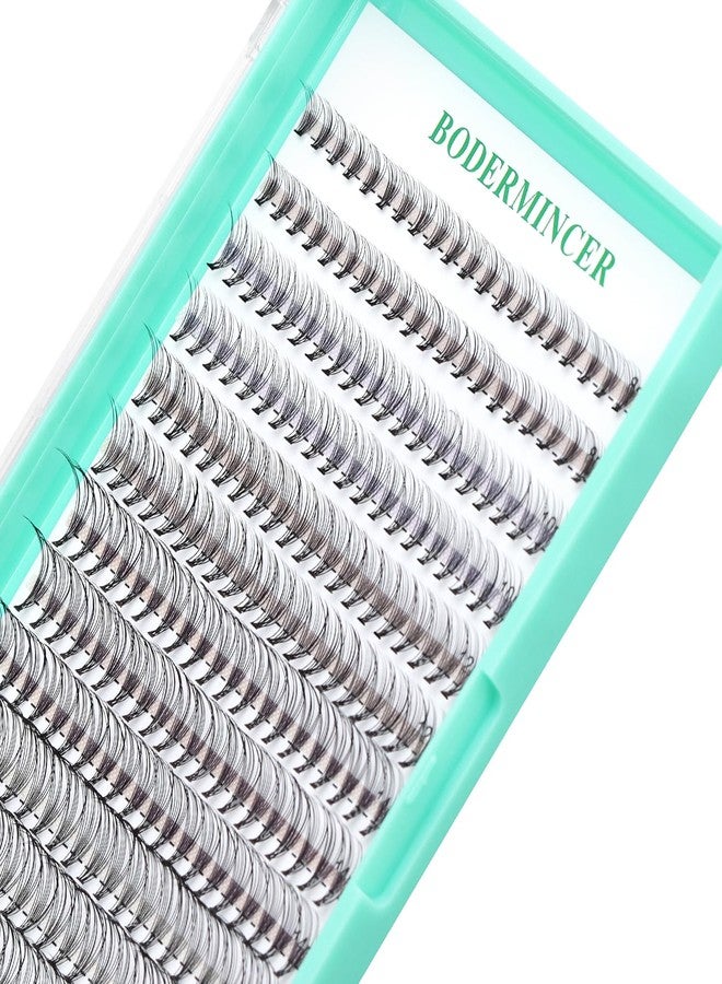 Bodermincer Lash Extension 240pcs C Curl 10D/20D Cluster 8/9/10/11/12mm,10/11/12/13/14mm,12/13/14/15/16mm Mixed Individual Cluster Lashes (10D-8-9-10-11-12mm MIX) - Image 2