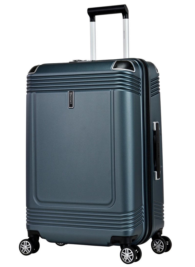 إيمينينت حقيبة سفر صلبة متوسطة بعجلات دوارة مزدوجة هادئة وقفل   جرافيت - Image 1