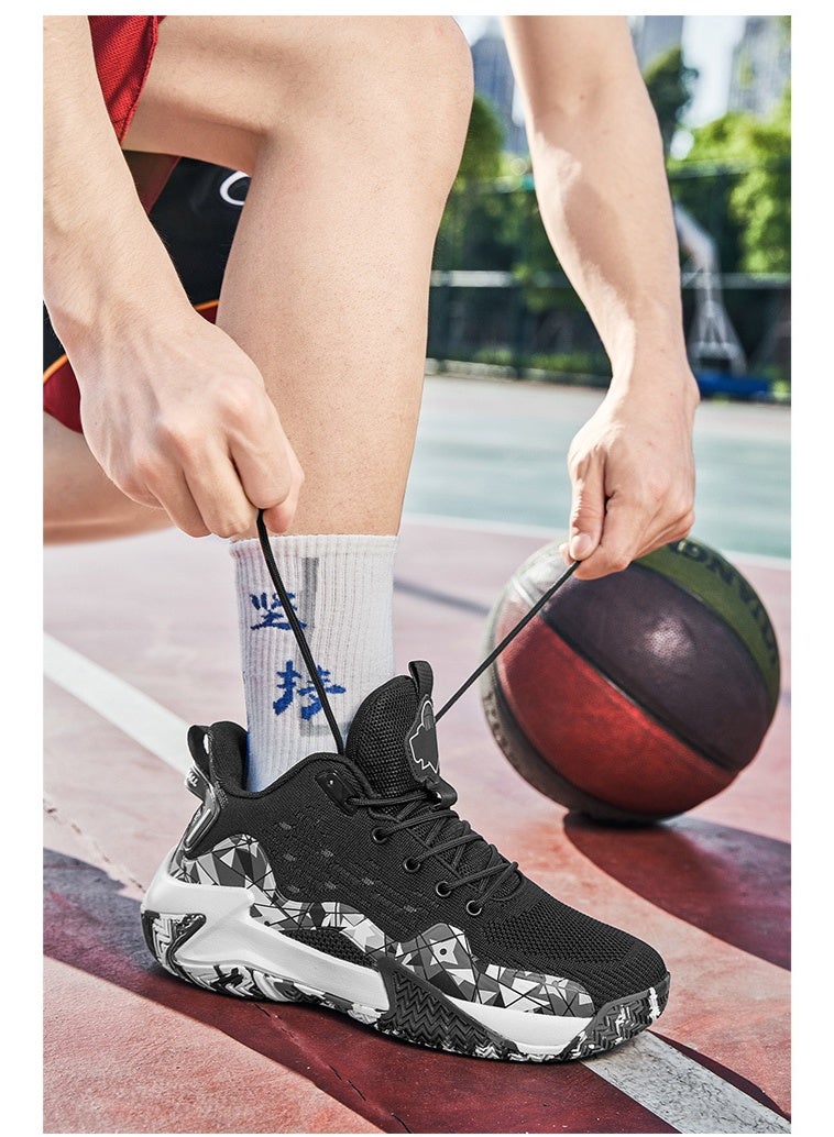 NIBEMINENT Professional Basketball Shoes for Men Youth Practical Running  Non-Slip Training, - Image 2