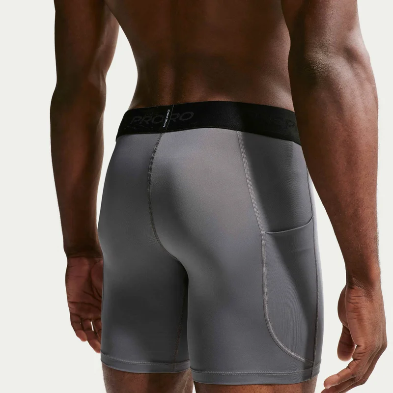 Nike Grey Men's Pro Dri-FIT Fitness Shorts for Men | Best Price UAE