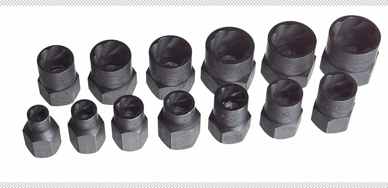 MaXimum Impact Bolt & Nut Remover Set - 13 Pieces - Image 2