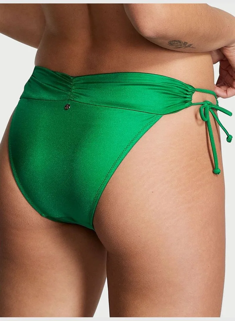 Victoria's Secret Ruched Shine Classic Bikini Bottom