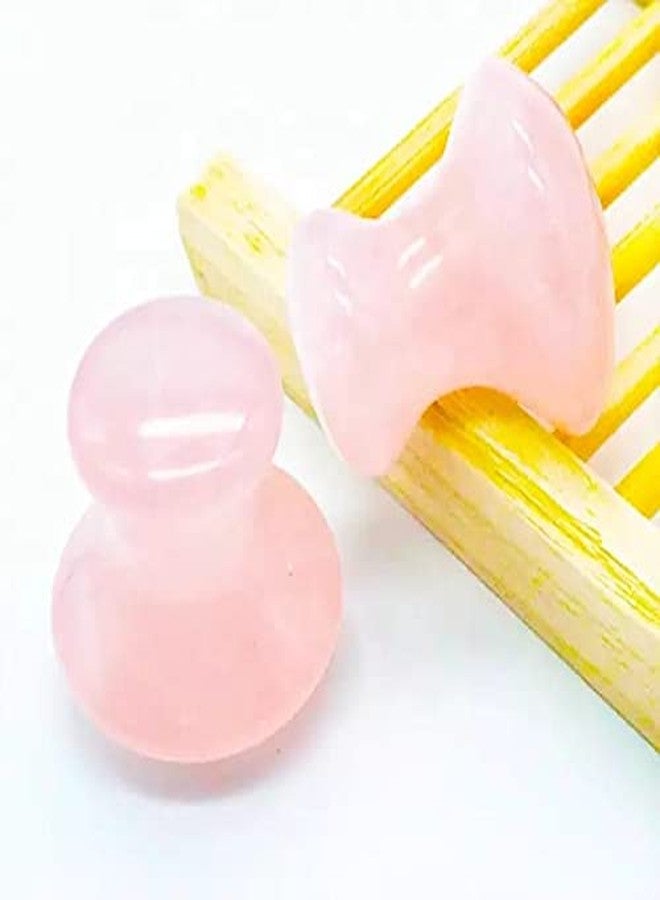 GEMTUB Natural Rose Quartz Gua Sha Stone Massage Tool - Mushroom Shape for Microcirculation, Radiance Boost, Anti-Aging, Wrinkle Prevention, and Toxin Removal - Image 5