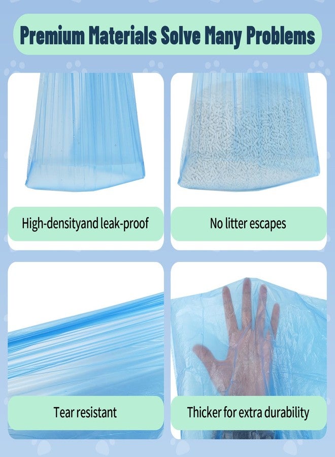 OGNWFUNK 5 Rolls Litter Bags Compatible with Petcove – 18 x 16 in Durable Automatic Litter Box Bags, Strong Kitty litter box liners for Easy, Mess-Free Disposal - Image 4