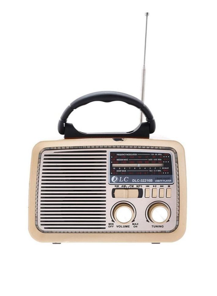 DLC Portable radio with rechargeable battery technology, supports bluetooth connection, model 32216B - Image 2