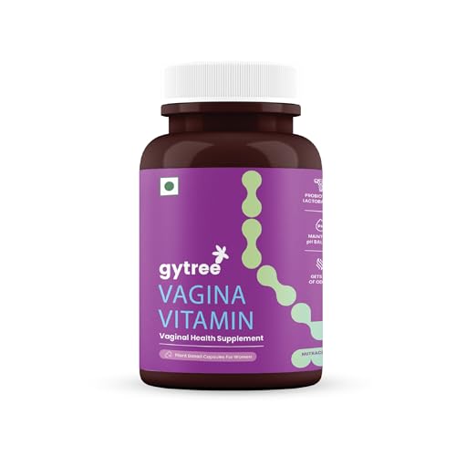 Gytree Vagina Vitamin for Women | Supports Vaginal pH Balance, Fresh Odour & Comfort | Helps Reduce Dryness | Promotes Hormonal Health, Hydration & Flora Bacterial Vaginosis Relief | With Probiotics, Zinc & Hyaluronic Acid – 30 Capsules - Image 1