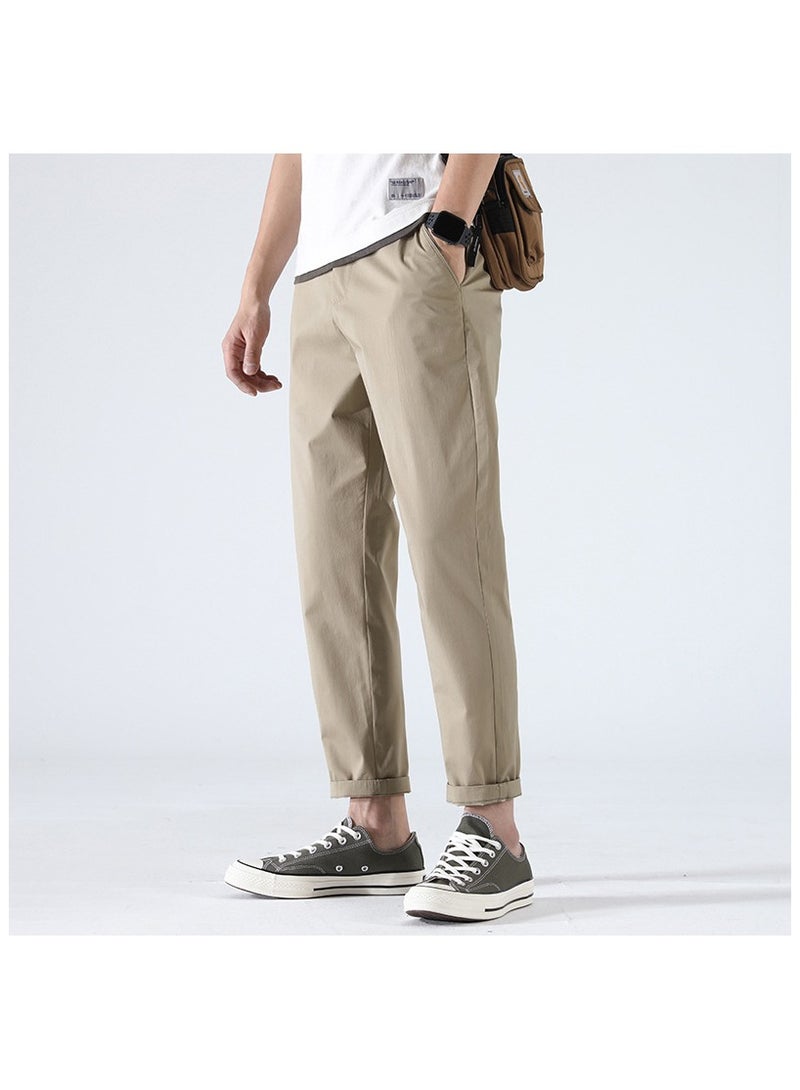 Fashionable Men's Casual Easy Matching Straight Leg Pants  - Image 1