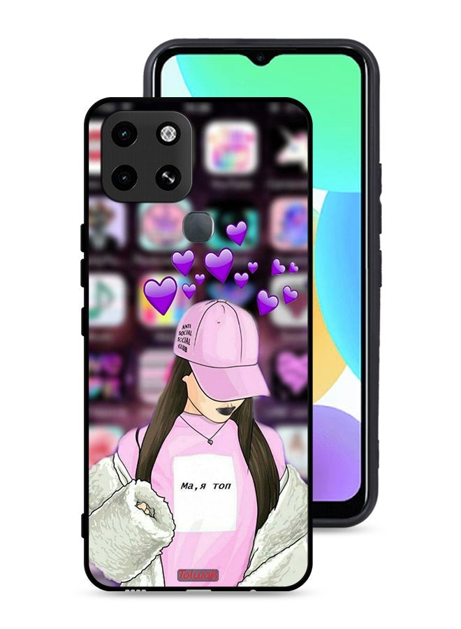Tolwak Infinix Smart 6 Protective Case Cover Anti Social Club - Image 1