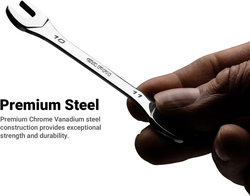 Capri Tools 8 mm x 9 mm Slim Mini Open End Wrench, Metric - Image 4