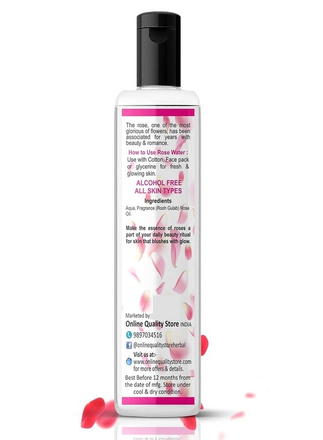 Online Quality Store Pure Rose Water Gulab Jal Natural (100Ml) + Glycerin (200g) For Beauty & Skin Care Combo Pack, 300g |lotion for dry skin |lotion for dry skin combo offer |dry skin moisturizer - Image 3