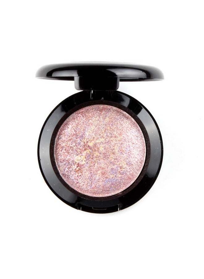 Mallofusa - Mallofusa Single Baked Eye Shadow Powder Palette in Shimmer 15 Metallic Colors Optional (Night Rose) - Image 1