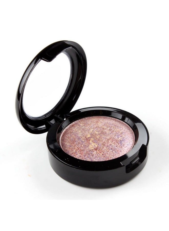 Mallofusa - Mallofusa Single Baked Eye Shadow Powder Palette in Shimmer 15 Metallic Colors Optional (Night Rose) - Image 1