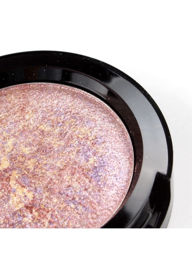 Mallofusa - Mallofusa Single Baked Eye Shadow Powder Palette in Shimmer 15 Metallic Colors Optional (Night Rose) - Image 1