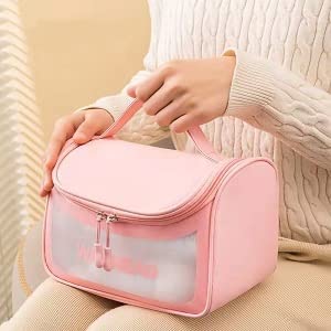 Atipriya Multi Functional Large Cosmetic Bag with Hook for Travel Makeup Organizer Cosmetic Pouch Household Grooming Kit Makeup Wash Bag for Women, Pack of 1 - Image 2