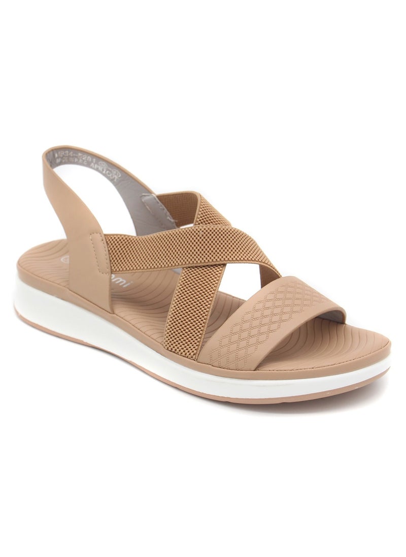 Mon Ami Monami Flat Sandals for Women | Casual Fashion Shoes, Soft Bottom Women Sandals for Girls & Ladies | Lightweight Girls Sport Comfy Sandals - Image 1