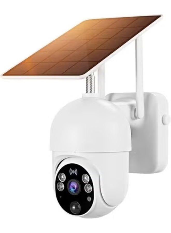 Solar-Powered Wireless Outdoor Camera – Rechargeable Battery, Two-Way Communication, Infrared Motion Detection & Night Vision - Image 1