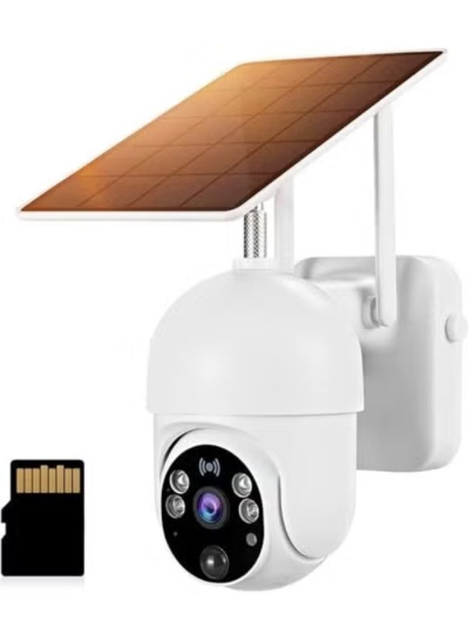 Solar-Powered Wireless Outdoor Camera – Rechargeable Battery, Two-Way Communication, Infrared Motion Detection & Night Vision - Image 2