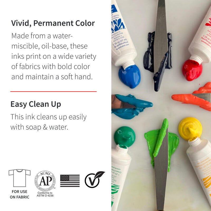 Speedball 003576 Fabric Block Printing Ink - Image 2