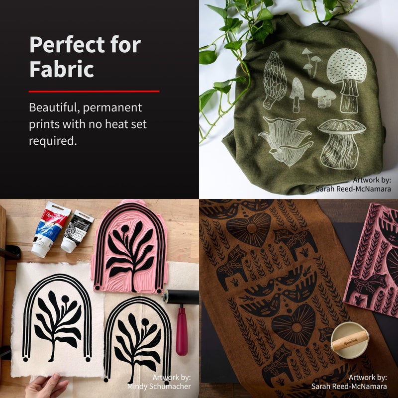 Speedball 003576 Fabric Block Printing Ink - Image 3