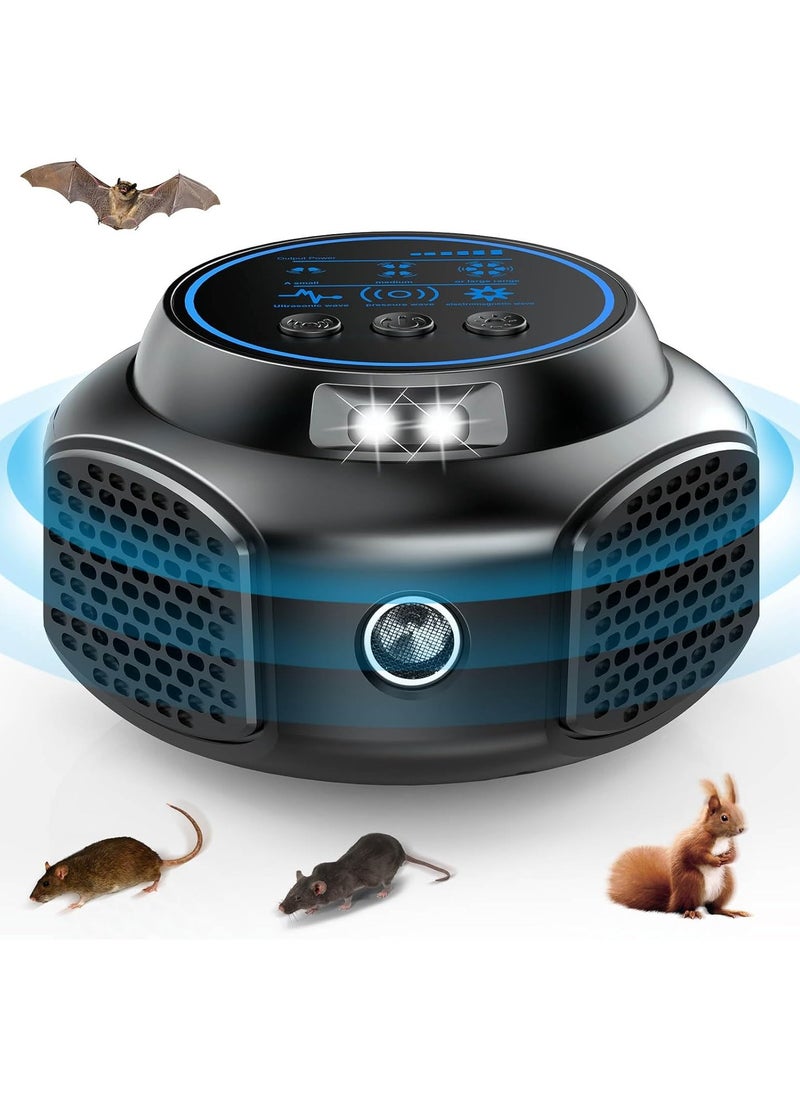 Ru syanl - Rodent Repellent Ultrasonic - Upgraded Mouse Squirrels Mice Rats Repellent with 3 Wave Working Modes and Flashing Light - Image 1