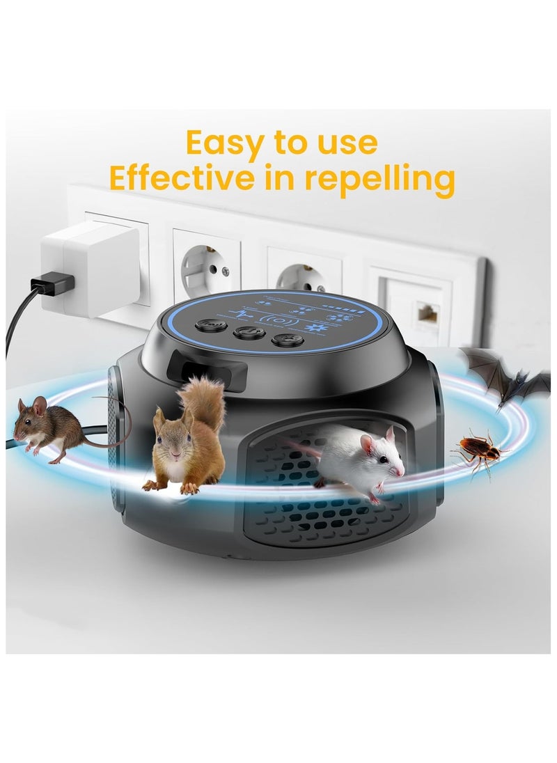 Ru syanl - Rodent Repellent Ultrasonic - Upgraded Mouse Squirrels Mice Rats Repellent with 3 Wave Working Modes and Flashing Light - Image 1