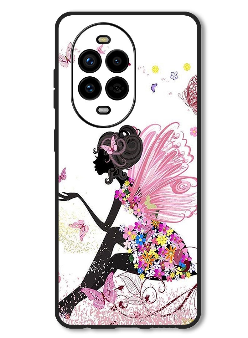Theodor Case Compatible with Huawei Nova 13 Pro Protection Shockproof Bumper Cover Butterfly Girl - Image 1