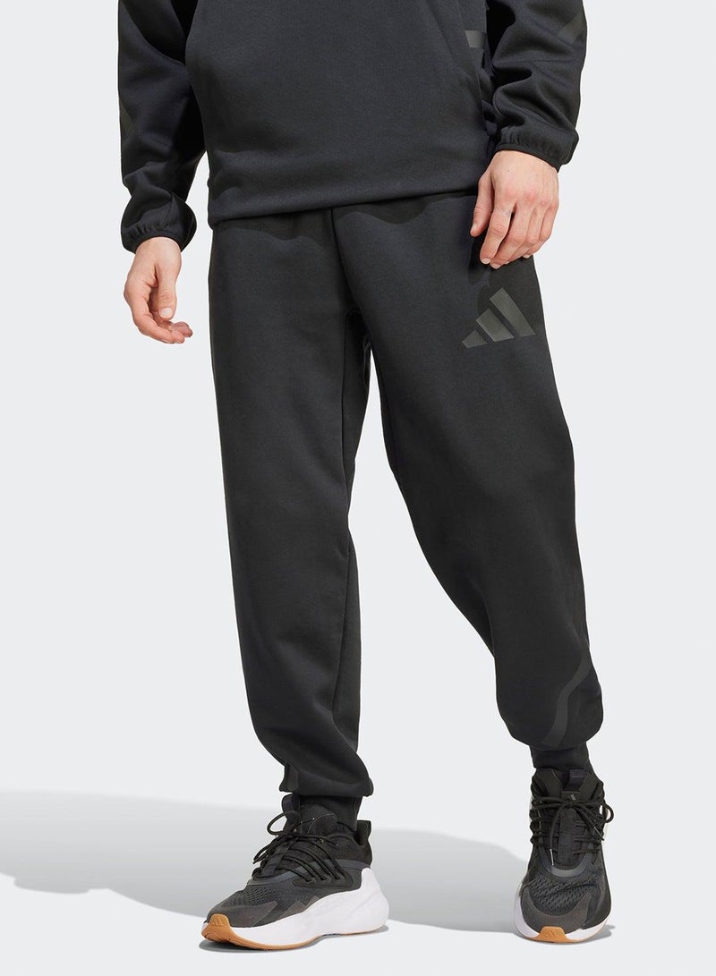 Adidas M Z.N.E. Pt Black Training Pants For Men XS - Image 1