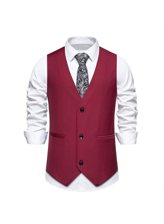 Shougu New Fashionable Casual Men's Suit Vest - Image 1