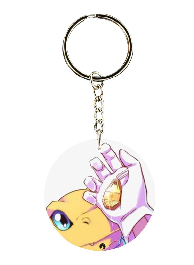 RKN Anime Digimon Printed Keychain