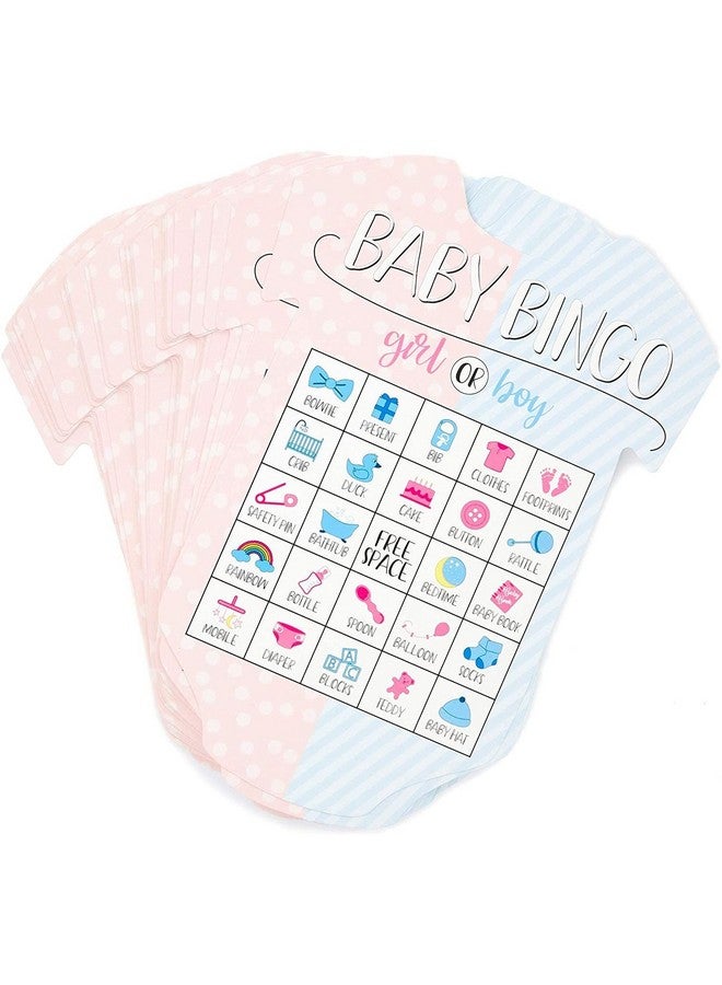 BLUE PANDA Gender Reveal Bingo Game Set, Party Supplies (38 Pieces) - Image 5