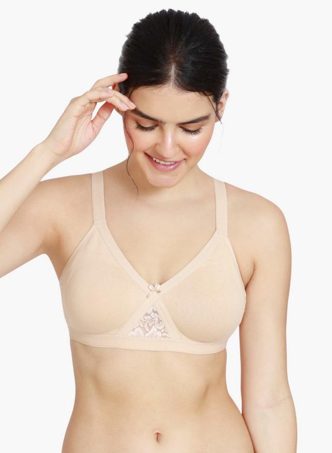 Zivame Lace Detail A-frame Bra with Hook and Eye Closure - Image 1