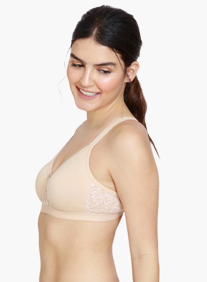 Zivame Lace Detail A-frame Bra with Hook and Eye Closure - Image 3