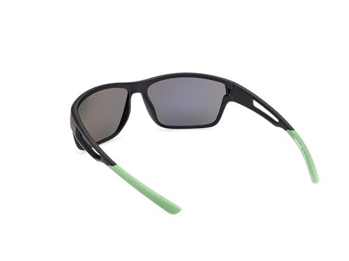 Timberland Men's Sunglasses, Matte Black/Green Polarized - Image 3