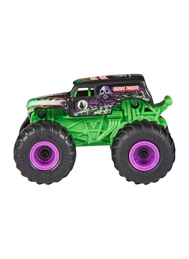 Monster Jam Grave Digger Rc Monster Truck (1:64) - Image 2