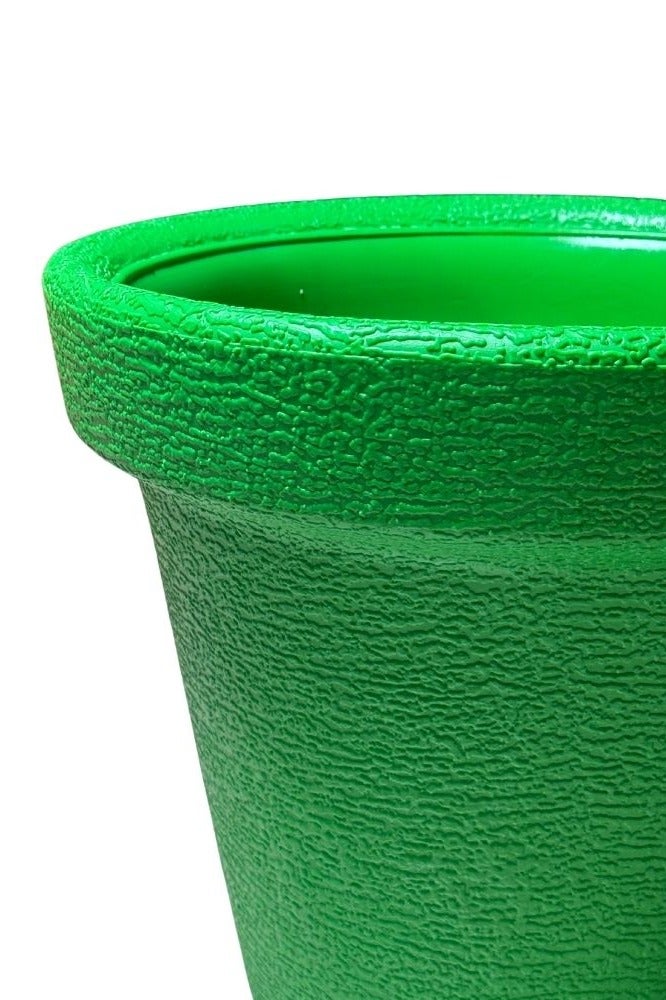 إس إن إتش وعاء زهور بلاستيكي متين - حاويات نباتات متعددة الاستخدامات للاستخدام الداخلي والخارجي، مثالي للاستخدام في البستنة والحضانة، مقاس صغير 16 بوصة - لون أخضر - Image 3