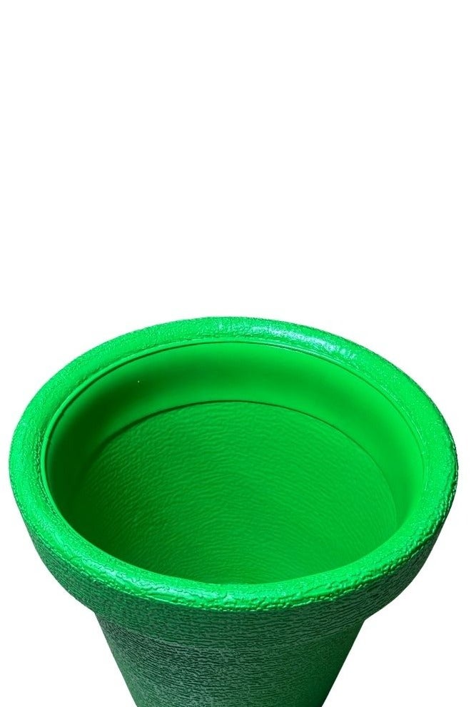 إس إن إتش وعاء زهور بلاستيكي متين - حاويات نباتات متعددة الاستخدامات للاستخدام الداخلي والخارجي، مثالي للاستخدام في البستنة والحضانة، مقاس صغير 16 بوصة - لون أخضر - Image 5