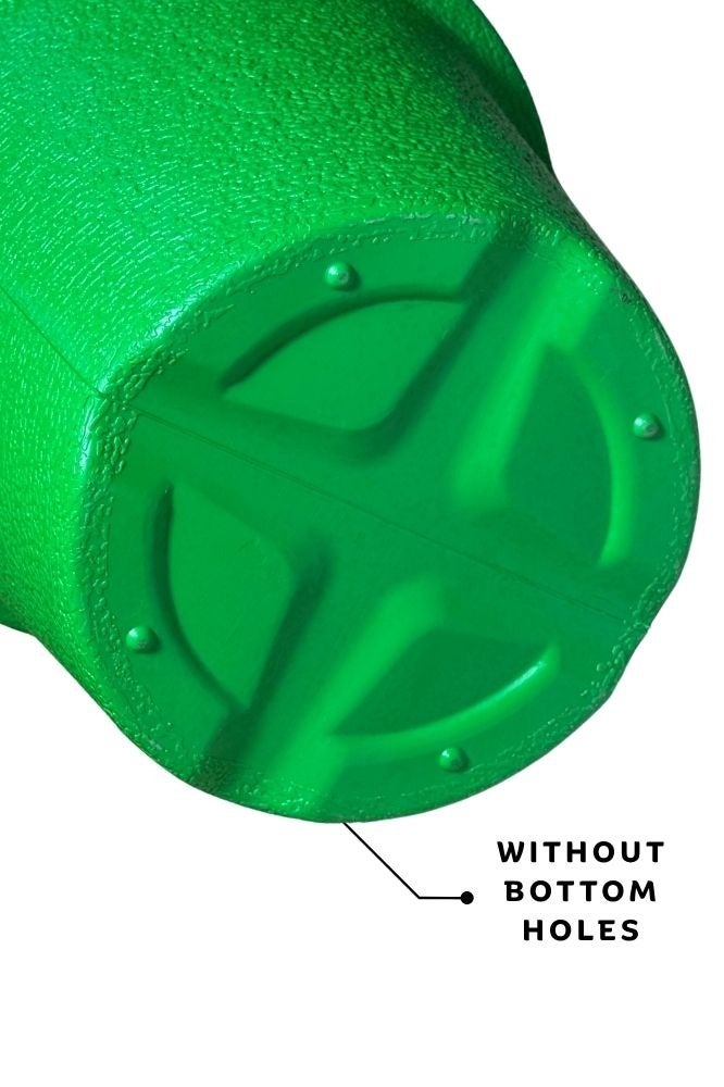 إس إن إتش وعاء زهور بلاستيكي متين - حاويات نباتات متعددة الاستخدامات للاستخدام الداخلي والخارجي، مثالي للاستخدام في البستنة والحضانة، مقاس صغير 16 بوصة - لون أخضر - Image 4