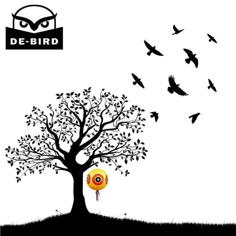 De-Bird عبوة 3 من طارد البط للبركة، بالونات طاردة للطيور مع عيون مفترسة عاكسة تخيف الطيور للحديقة، في الهواء الطلق، القارب، الفناء - Image 3