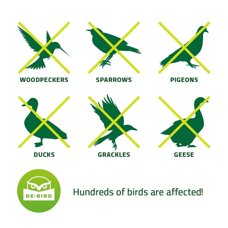 De-Bird عبوة 3 من طارد البط للبركة، بالونات طاردة للطيور مع عيون مفترسة عاكسة تخيف الطيور للحديقة، في الهواء الطلق، القارب، الفناء - Image 2