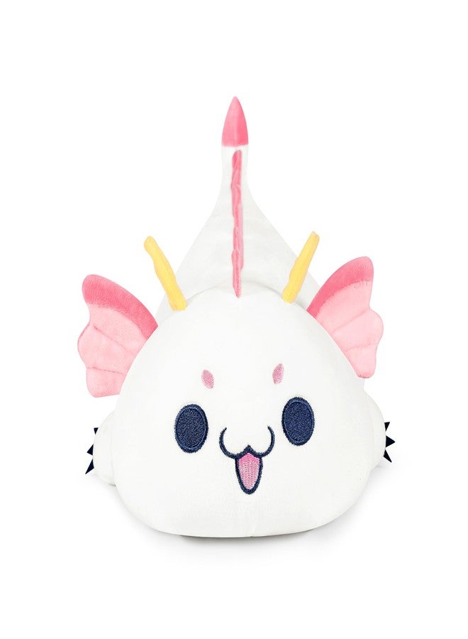 Onsoyours Chubby Dragon Stuffed Animal Adorable Plushies Soft Huggable Plush Pillow Kawaii Cute White Dragon Plushie Toy for Kids (White Dragon, 10") - Image 2