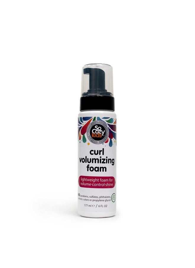 SO COZY Socozy Curl Volumizing Foam For Kids Hair Synthetic Colors Or Dyes 6 Fl Oz (578)  - Image 1