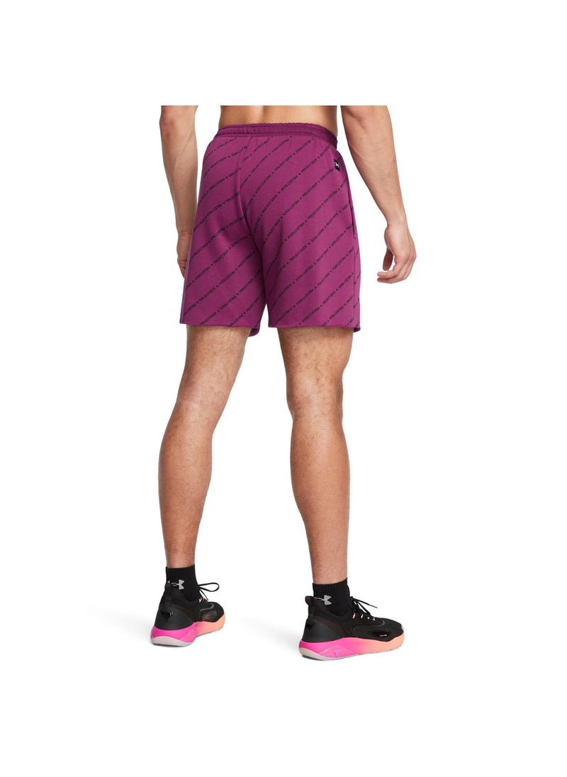 UNDER ARMOUR - Project Rock Icon Fleece Shorts - Image 1