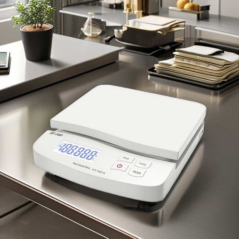 ميزان بريدي رقمي للمطبخ SF-560 30 كجم أبيض مع وظيفة العد بدقة 1 جرام - Image 2