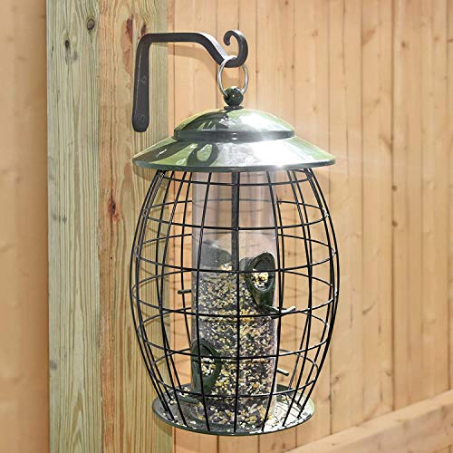 ecofynd 2 Pack Metal Wall Hook Hanging Plant Bracket | Decorative Straight Plant Hanger for Pots, Bird Feeders, Planters, Lanterns, Cotton, Wind Chimes Indoor Outdoor, Black - Image 5