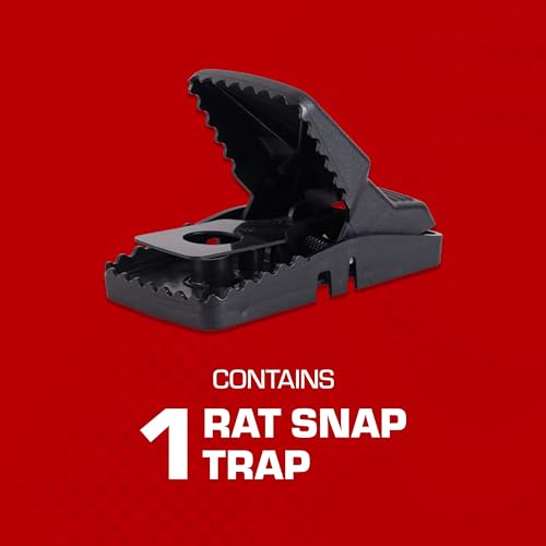 Tomcat Rat Snap Trap, 1 Rat Size Trap - Reusable - Effectively Kill Rats - Ideal for Home and Farm Use - Image 3