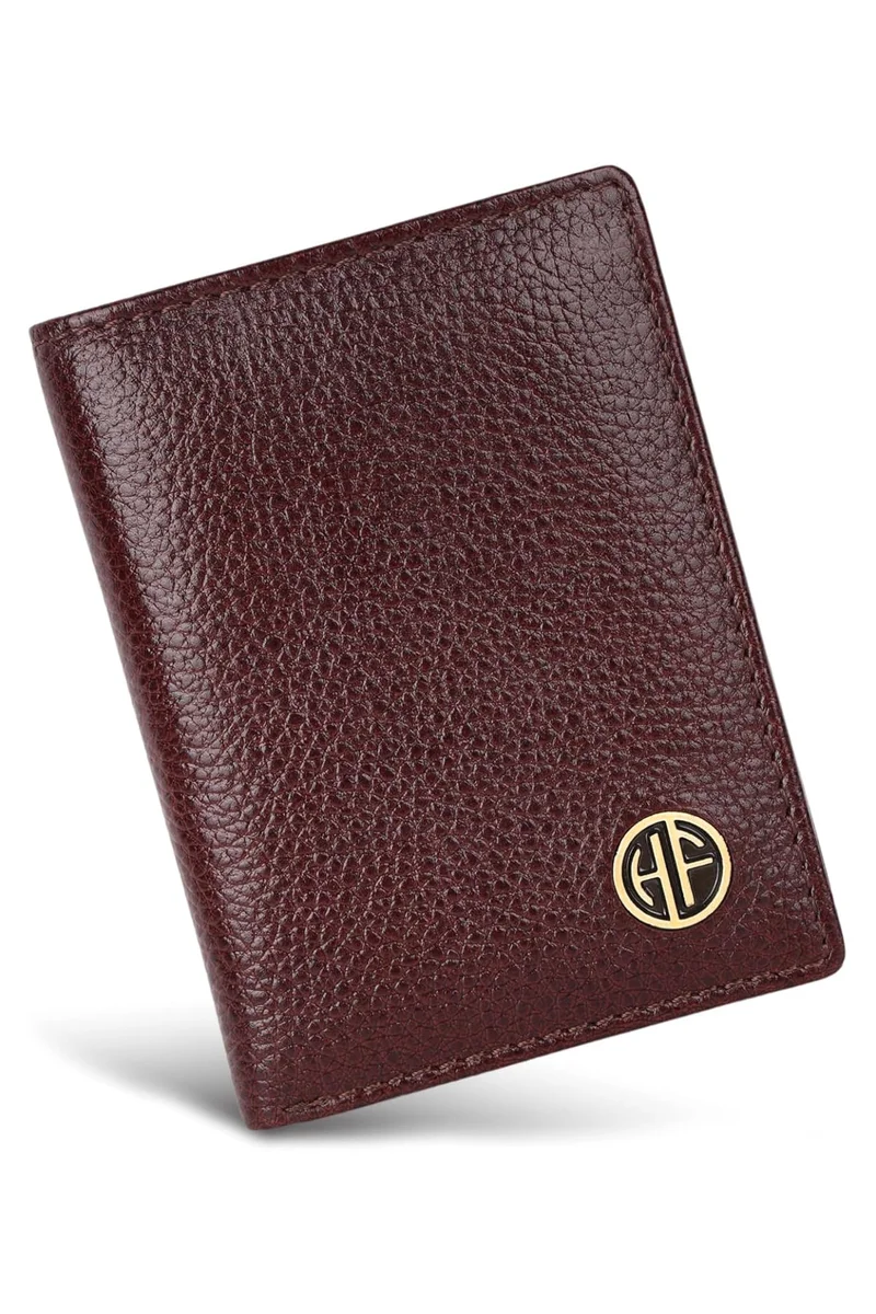  هاموندز فلاي كاتشر محفظة جلدية لحمل البطاقات للرجال والنساء، محفظة مزودة بحامل بطاقات الصراف الآلي/الائتمان محمية بتقنية تحديد الهوية بموجات الراديو للرجال مع 6 فتحات، هدية للرجال والنساء والأب والزوج والصديق